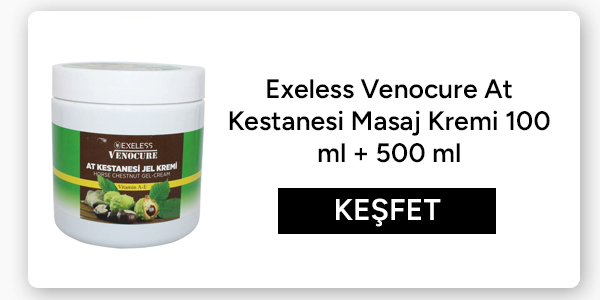 Exeless Venocure At Kestanesi Masaj Kremi 100 ml + 500 ml