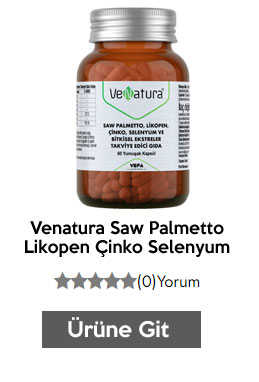 Venatura Saw Palmetto Likopen Çinko Selenyum 60 Kapsül
