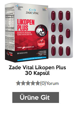 Zade Vital Likopen Plus 30 Kapsül
