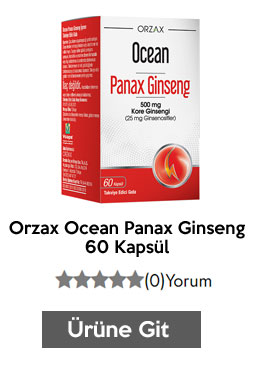 Orzax Ocean Panax Ginseng 60 Kapsül

