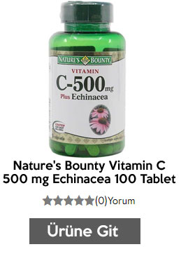 Nature's Bounty Vitamin C 500 mg Plus Echinacea 100 Tablet