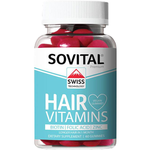 Sovital Hair Vitamin Vegan Gummy Saç Vitamini 60 Adet