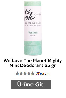 We Love The Planet Mighty Mint Güçlü Nane Stick Deodorant 65 gr