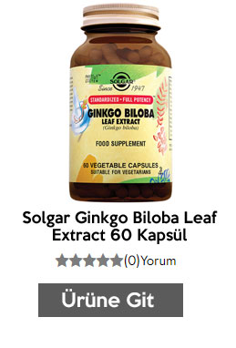 Solgar Ginkgo Biloba Leaf Extract 60 Kapsül