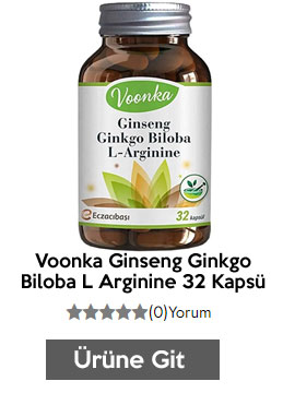 Voonka Ginseng Ginkgo Biloba L Arginine 32 Kapsü