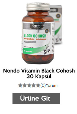 Nondo Vitamin Black Cohosh 30 Kapsül