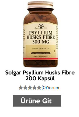 Solgar Psyllium Husks Fibre 200 Kapsül