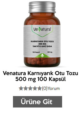 Venatura Karnıyarık Otu Tozu 500 mg 100 Kapsül