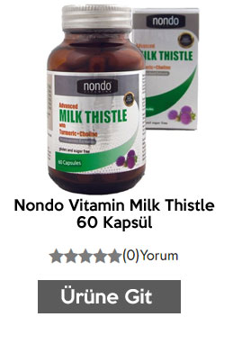 Nondo Vitamin Milk Thistle 60 Kapsül