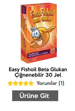 Easy Fishoil Beta Glukan Çiğnenebilir 30 Jel