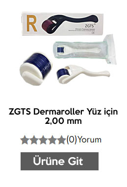 ZGTS Dermaroller Yüz için 2,00 mm