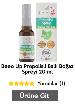Beeo Up Propolisli Ballı Boğaz Spreyi 20 ml