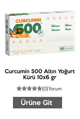 Curcumin 500 Altın Yoğurt Kürü 10x6 gr