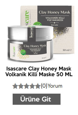 Isascare Clay Honey Mask Volkanik Killi Yüz Maskesi 50 ML
