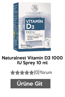 Naturalnest Vitamin D3 1000 IU Sprey 10 ml