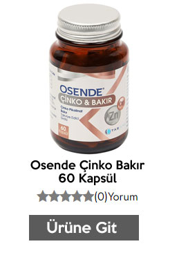 Osende Çinko Bakır 60 Kapsül