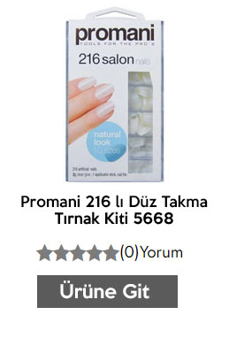 Promani 216 lı Düz Takma Tırnak Kiti 5668