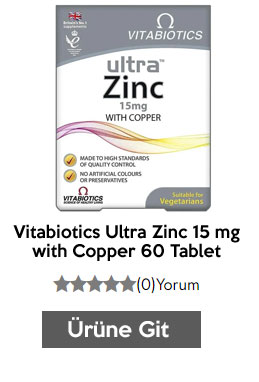 Vitabiotics Ultra Zinc 15 mg with Copper 60 Tablet
