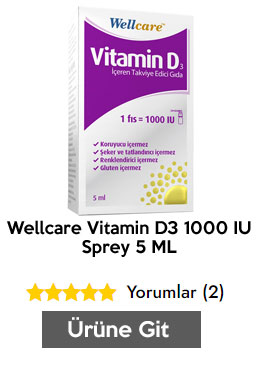 Wellcare Vitamin D3 1000 IU Sprey 5 ML