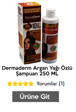 Dermaderm Argan Yağı Özlü Şampuan 250 ML
