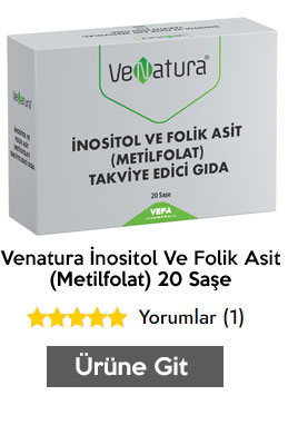 Venatura İnositol Ve Folik Asit (Metilfolat) 20 Saşe
