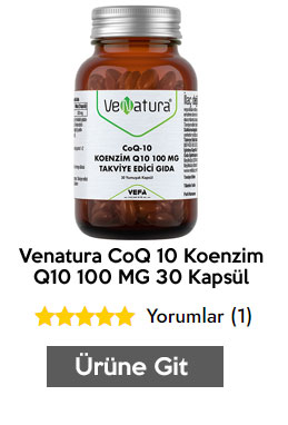 Venatura CoQ 10 Koenzim Q10 100 MG 30 Kapsül