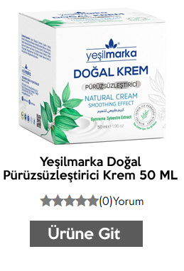 Yeşilmarka Doğal Pürüzsüzleştirici Krem 50 ML