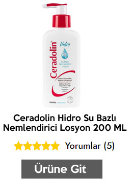 Ceradolin Hidro Su Bazlı Nemlendirici Losyon 200 ML