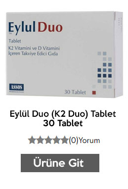 Eylül Duo (K2 Duo) Tablet 30 Tablet