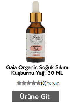 Gaia Organic Soğuk Sıkım Kuşburnu Yağı 30 ML