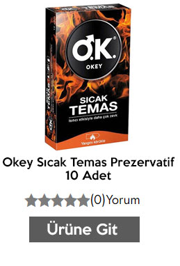Okey Sıcak Temas Prezervatif 10 Adet