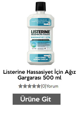 Listerine Hassasiyet İçin Ağız Gargarası 500 ml
