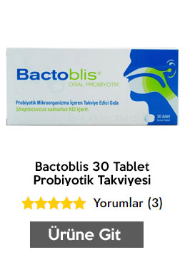 Bactoblis 30 Tablet Probiyotik Takviyesi