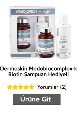 Dermoskin Medobiocomplex-k Biotin Şampuan Hediyeli