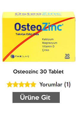 Osteozinc 30 Tablet Çinko Takviyesi