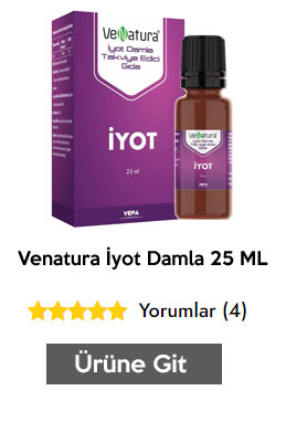 Venatura İyot Damla 25 ML Gıda Takviyesi
