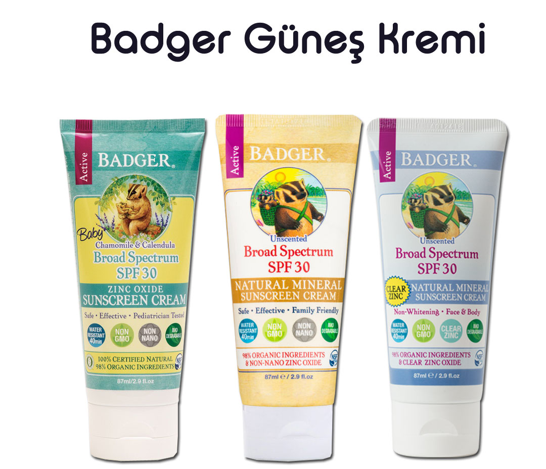 Badger Güneş Kremi Nar Ecza