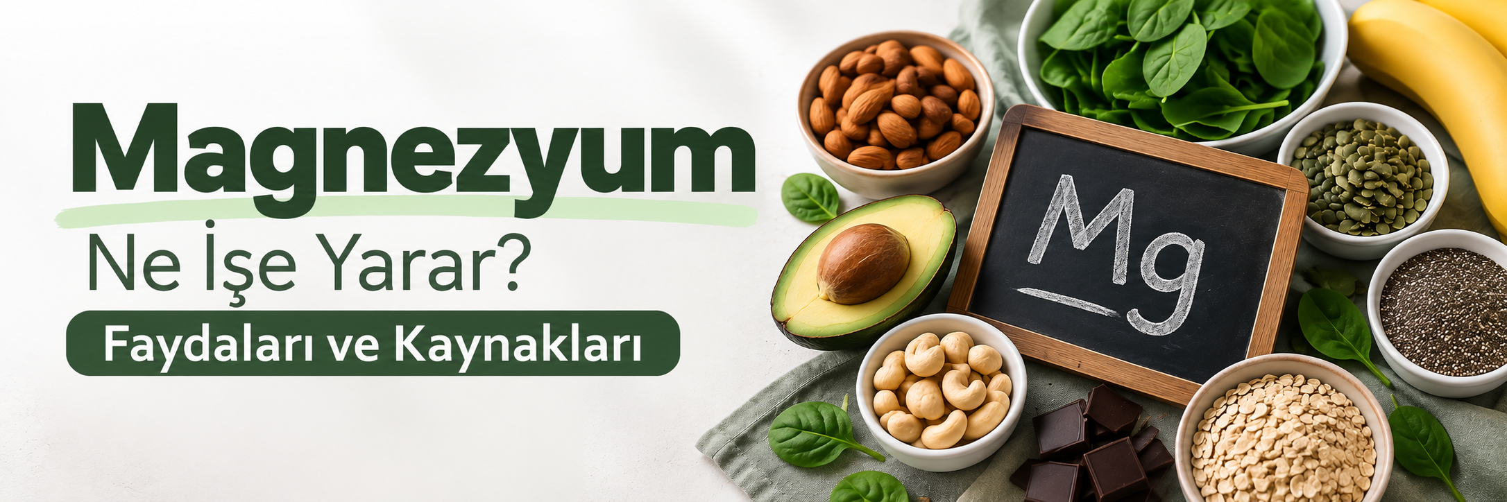 Magnezyum Ne İşe Yarar? Faydaları ve Kaynakları
