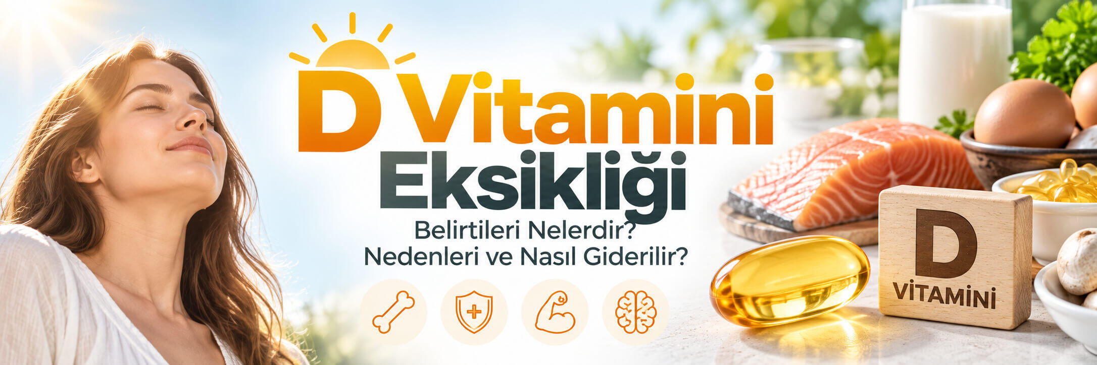 D Vitamini Eksikliği Belirtileri Nelerdir? Nedenleri ve Nasıl Giderilir? 