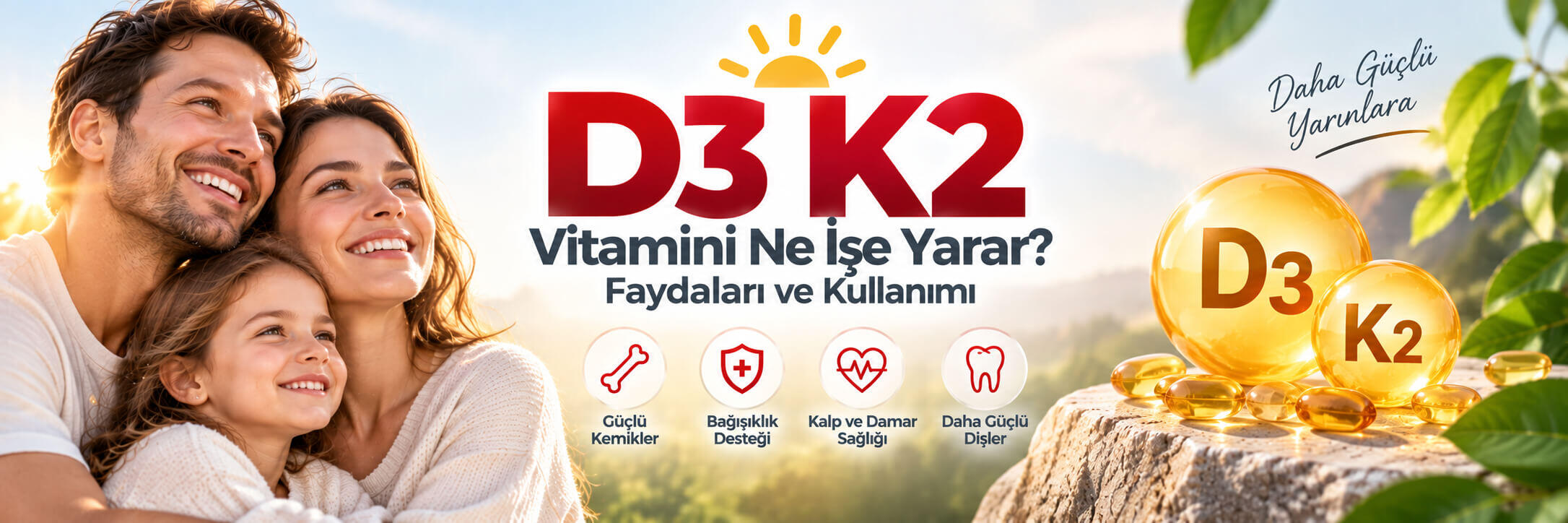 D3 K2 Vitamini Ne İşe Yarar? Faydaları ve Kullanımı