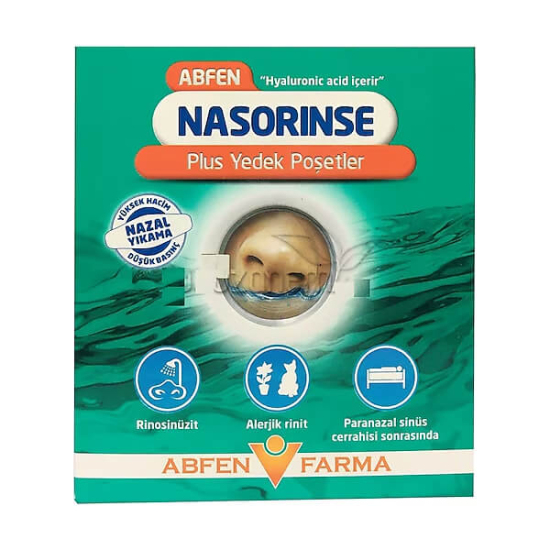 Abfen Nasorinse Plus Yetişkin Sinüs Kit 50 Yedek Poşet - 1