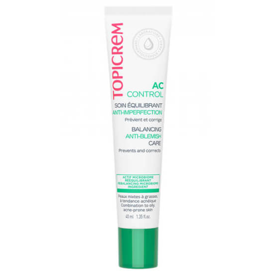 Topicrem AC Control Balancing Anti Blemish Care 40 ml karma ve yağlı ciltler için dengeleyici leke sivilce bakım kremi- 1