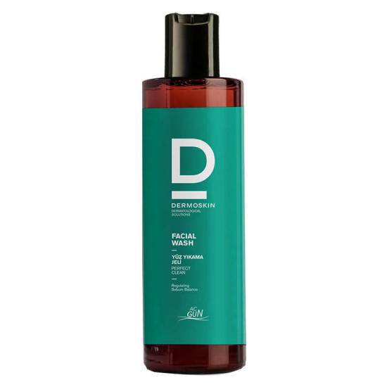 Dermoskin Acgun Yüz Yıkama Jeli 200 ml %2 salisilik asitli yağlı ve sivilceli ciltler için derin temizleyici jel- 1