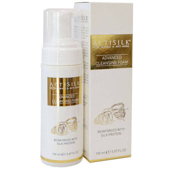 Actisilk Advanced Cleansing Foam 150 ml temizleme köpüğü ipek proteini sericin hyaluronik asit panthenol aloe vera- 1
