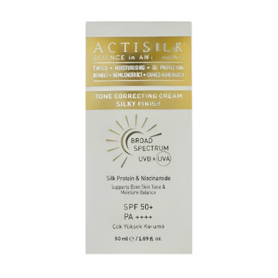  Actisilk Tone Correcting Cream Silky Finish 50 ml - 1