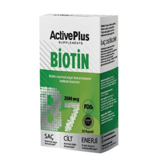 Active Plus Biotin 30 Kapsül - 1