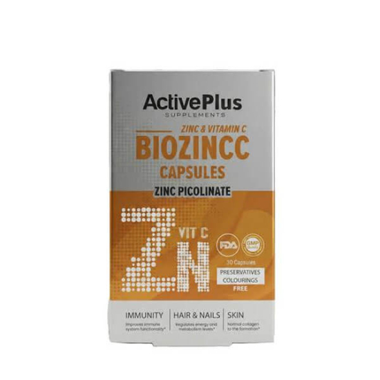  Active Plus Biozincc Çinko C Vitamin 30 Kapsül - 1