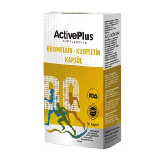  Active Plus Bromelain Kuersetin 30 Kapsül - 1