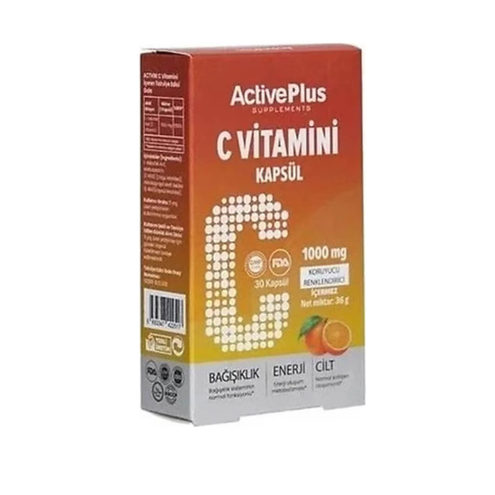 Active Plus C Vitamini 30 Kapsül - 1