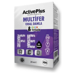 Active Plus Multifer Oral Damla Çocuk & Yetişkin 20 ml - Active Plus